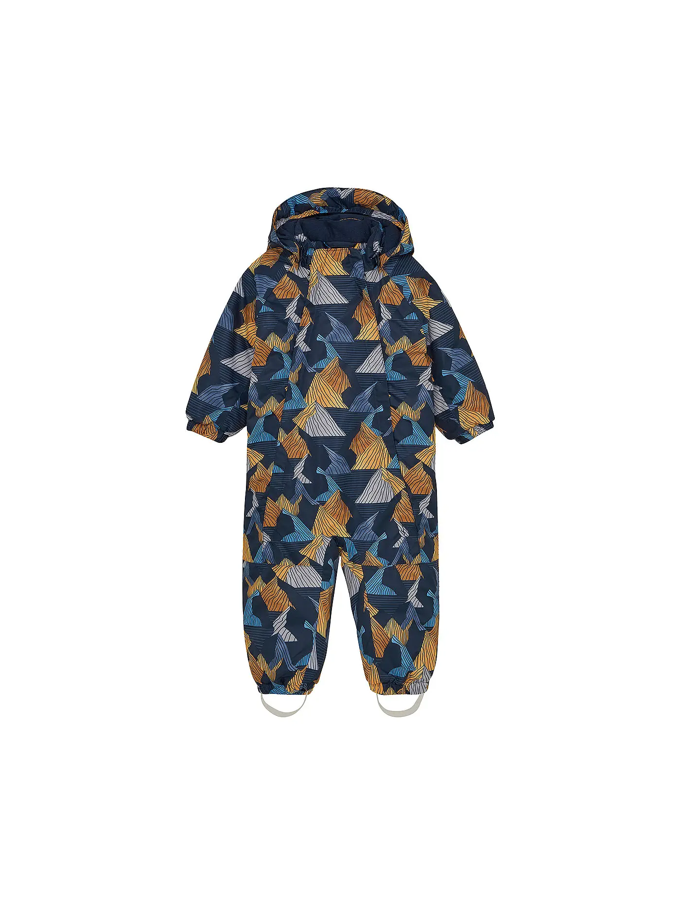 COLOR KIDS | Mini Kinder Skioverall W. 2 Zip-AOP | orange